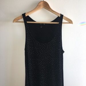 Micro Dot Maxi Dress